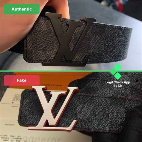 how to spot fake louis vuitton belt